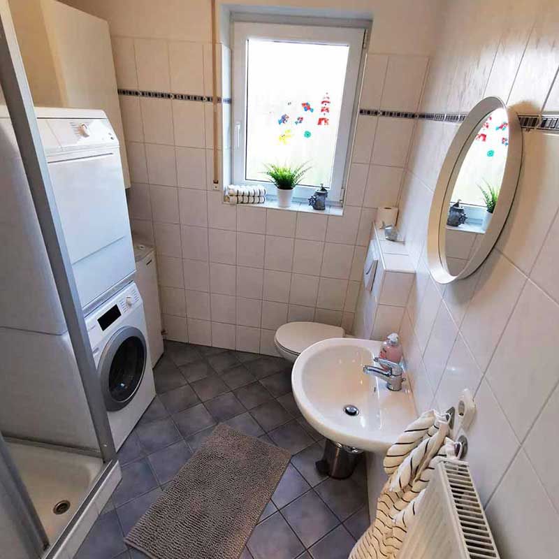 Das Gäste-WC - Ferienhaus Schupp