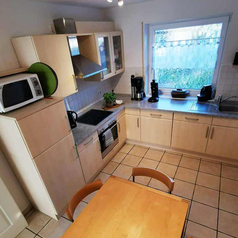 Die komplett ausgestattete Küche - Ferienhaus Schupp